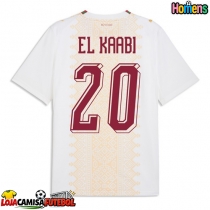 Camisa de Futebol Marrocos Ayoub El Kaabi #20 Equipamento Secundário Mundo 2026 Manga Curta